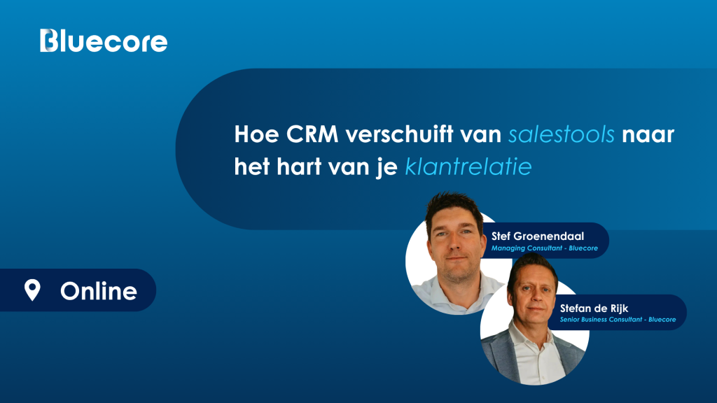 Terugkijken Keynote hoe crm verschuift van sales naar het hart van de organisatie